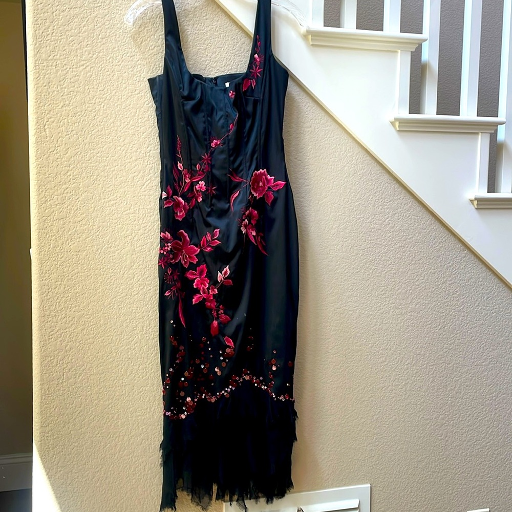 Mandalay boned corset Midi Dress